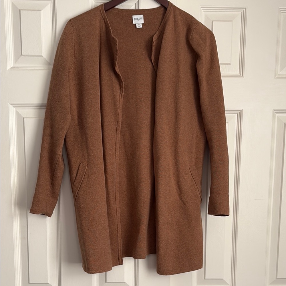 I. Crew Factory Camel Vanessa Cardigan Sweater